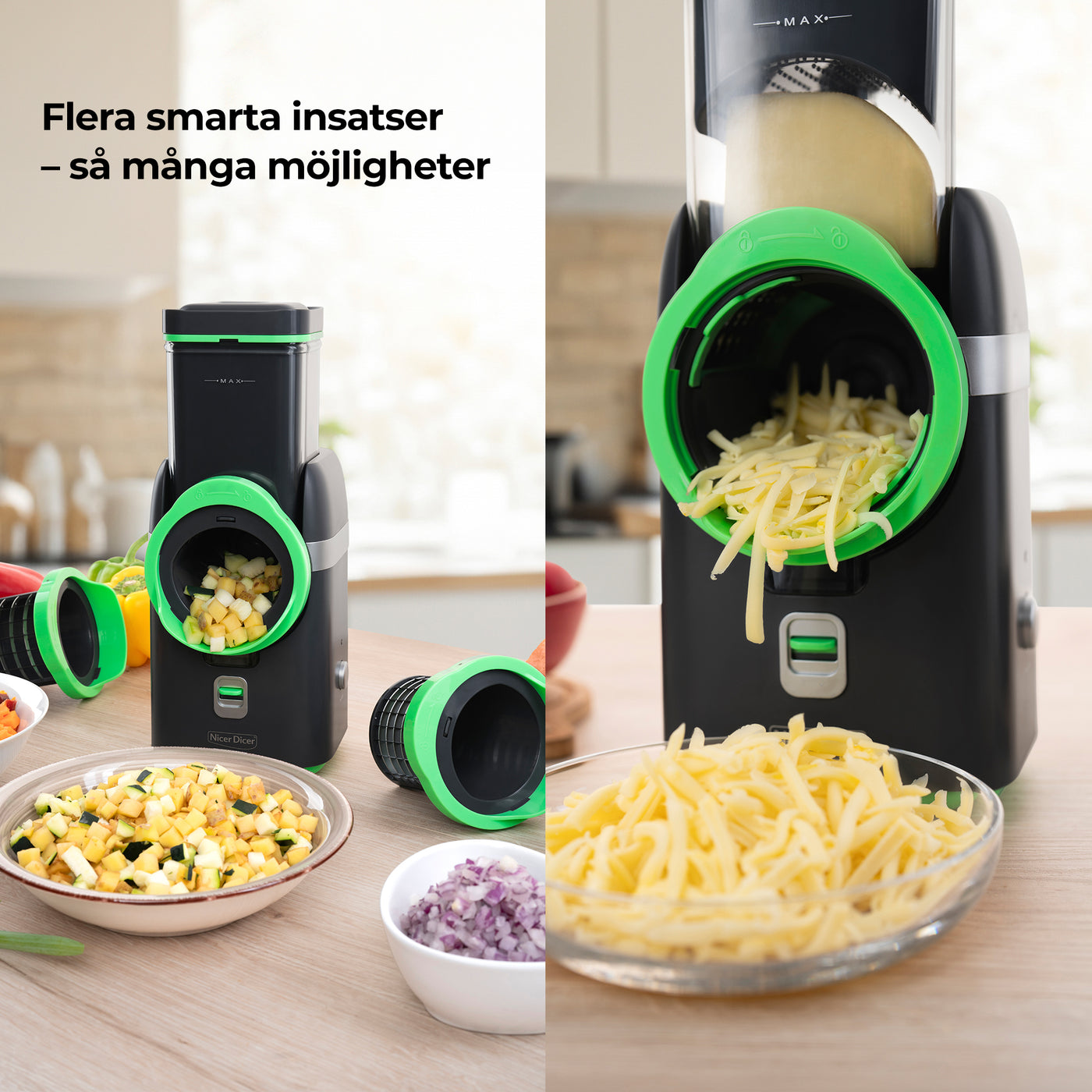 Elektrisk grönsakshackare - Nicer Dicer Electro