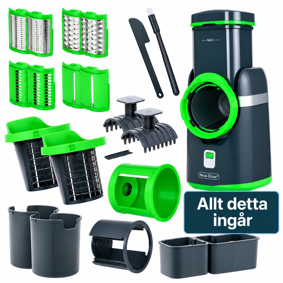 Elektrisk grönsakshackare - Nicer Dicer Electro